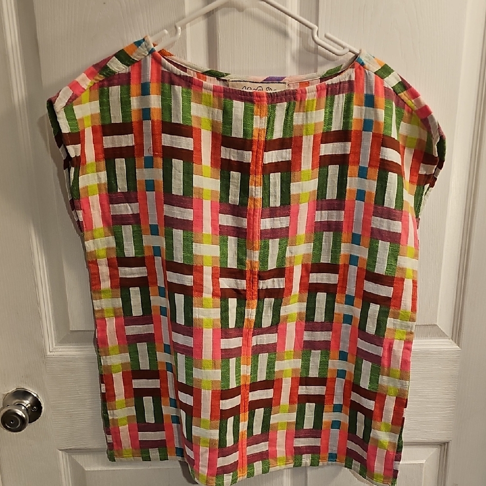 Ace & Jig Multicolor Geometric Blouse